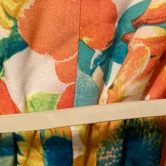 J.Taylor sz 10 Sunflower Multi Floral Print Sleeveless Dress NWT - Picture 14 of 14